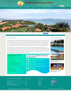 website khách sạn homestay ressort