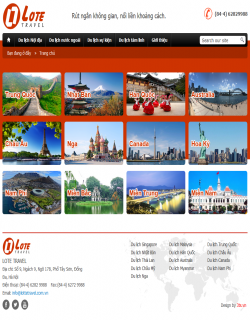 website du lịch