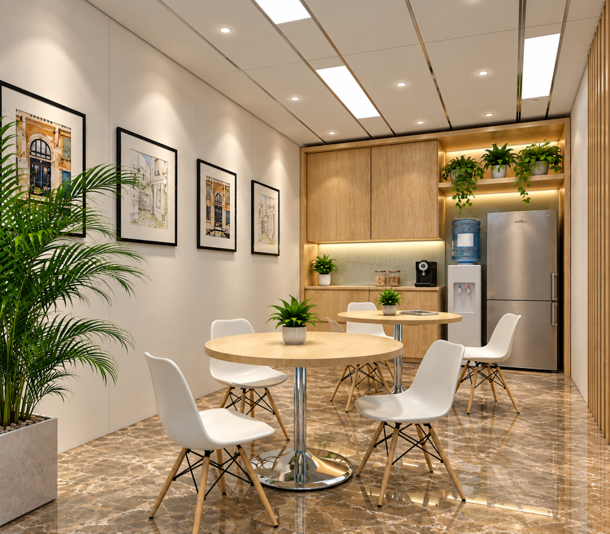 Thiết kế nội thất văn phòng 200m² hiện đại tại Hà Nội